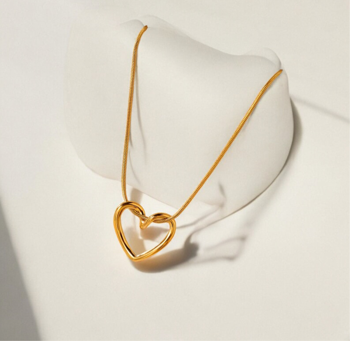 Golden Heart Necklace
