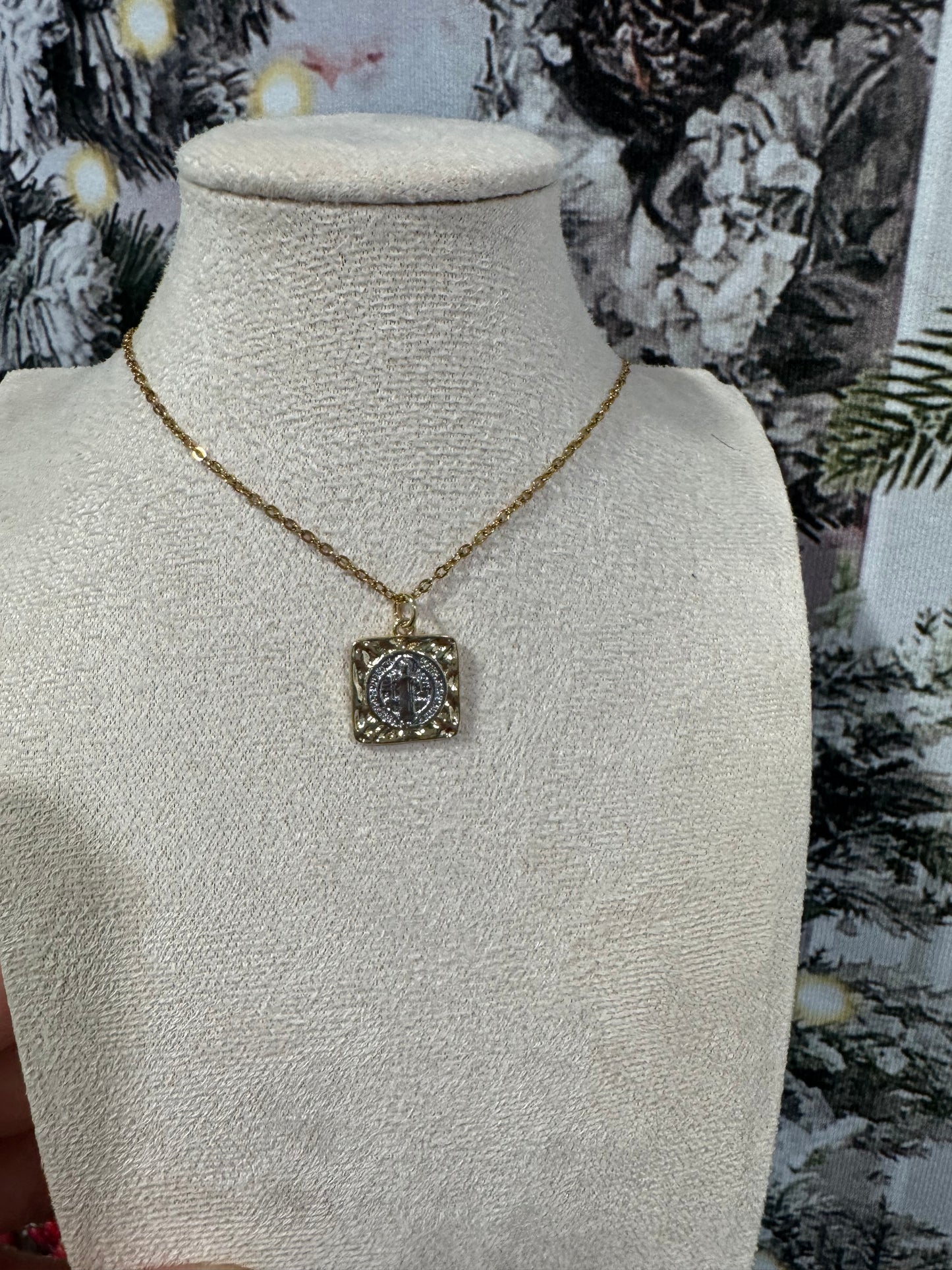 San Benito Square Necklace