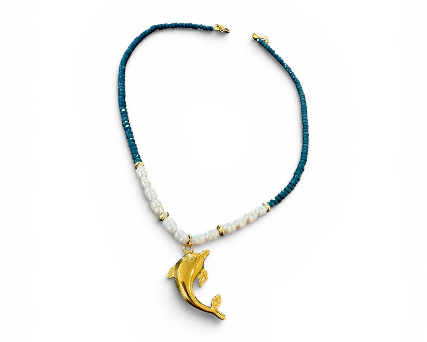 Dolphin Blue Necklace