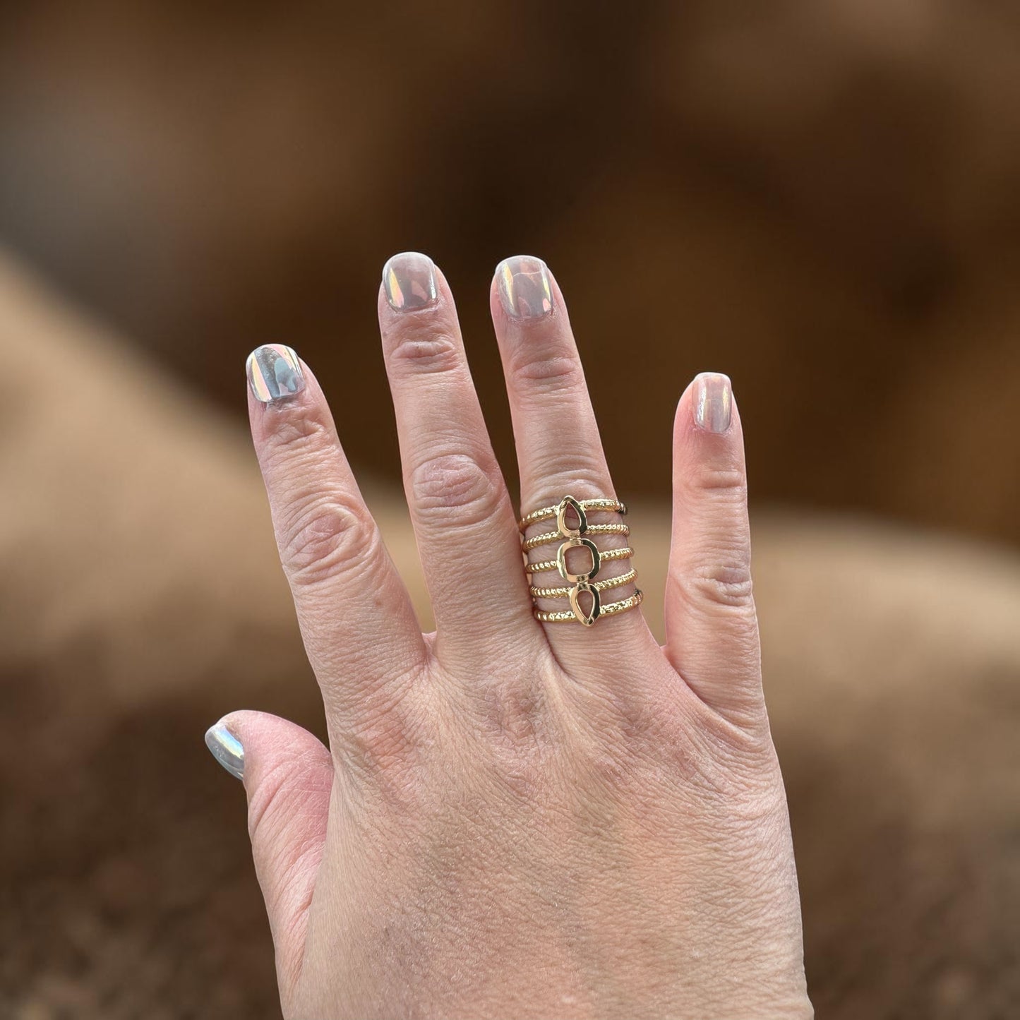 Chunky gold Ring