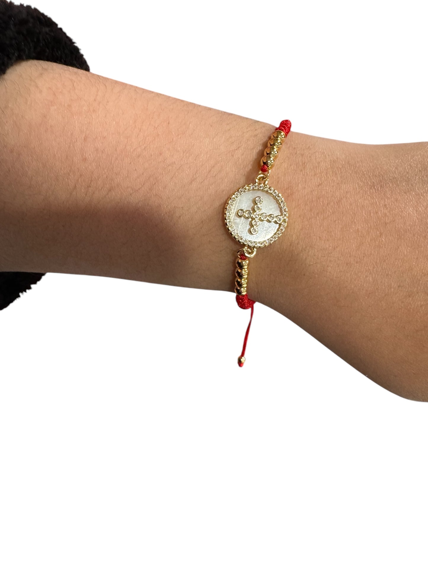 Red Cross Bracelet