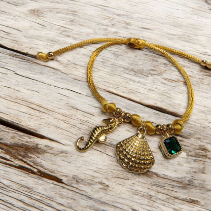 Small Emerald Charm