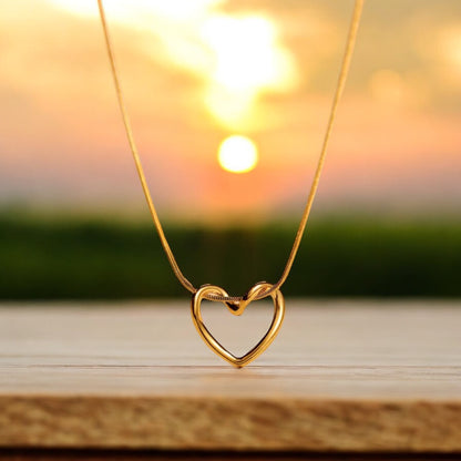 Golden Heart Necklace