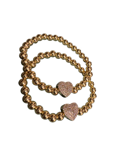 Crystal Heart Bracelet