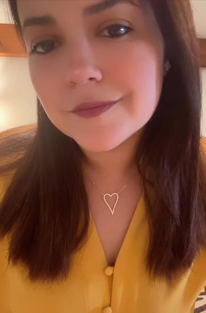 Open Heart Necklace