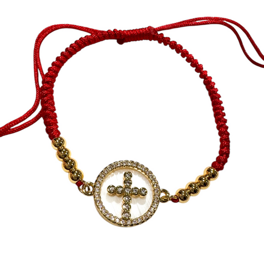 Red Cross Bracelet