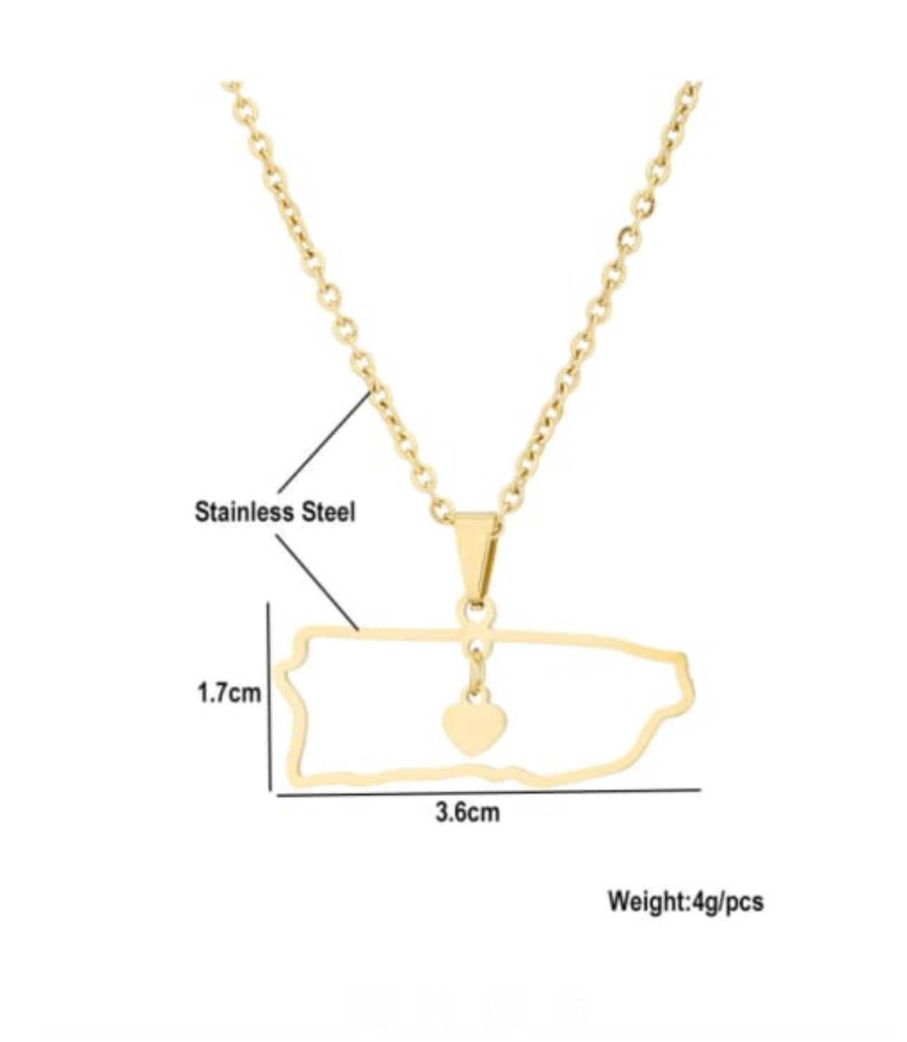 Boricua Necklace