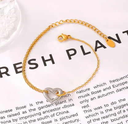 Double heart Bracelet