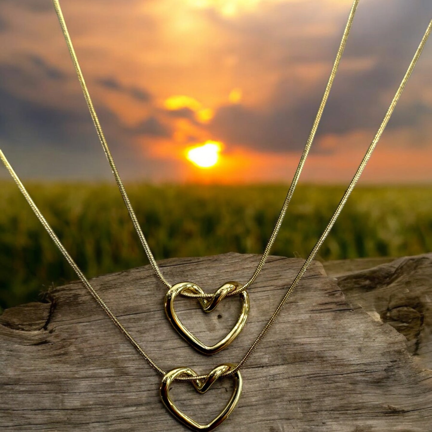 Golden Heart Necklace