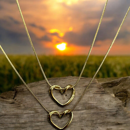 Golden Heart Necklace