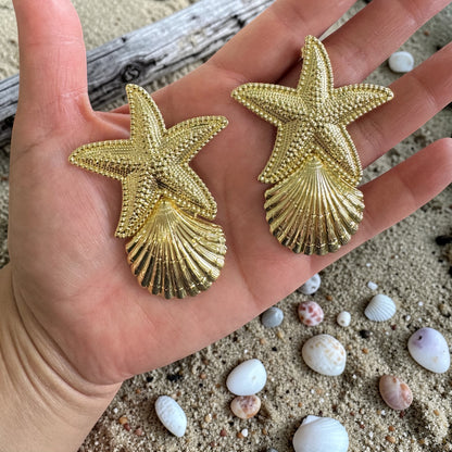 Big Vacation Beach Earrings