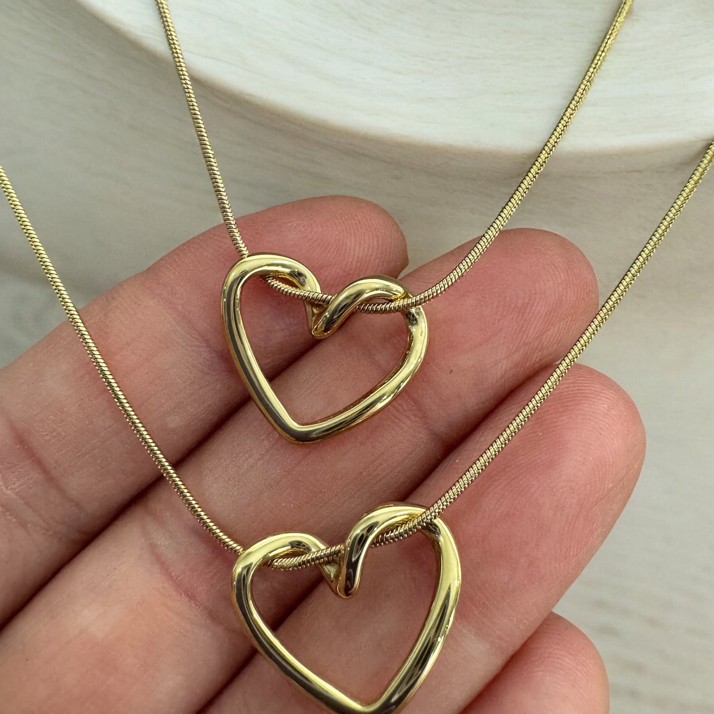 Golden Heart Necklace