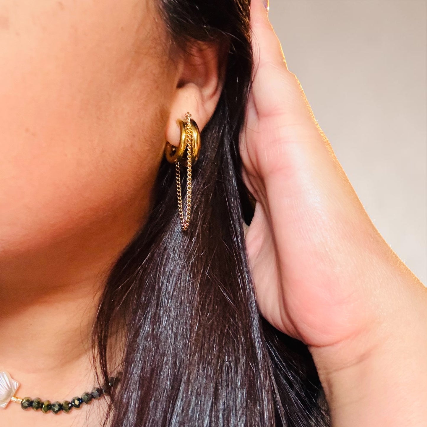 Hoops chain Earrings