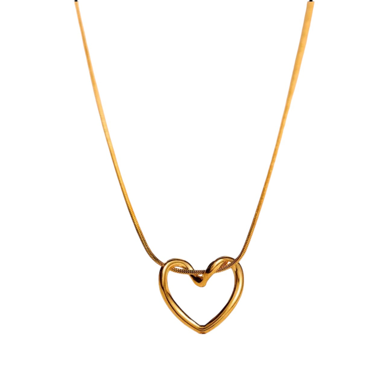 Golden Heart Necklace