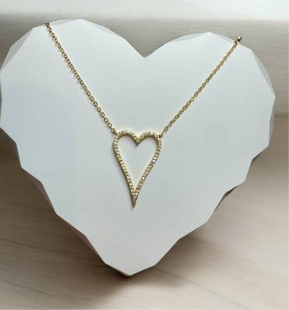 Open Heart Necklace