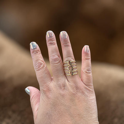 Chunky gold Ring