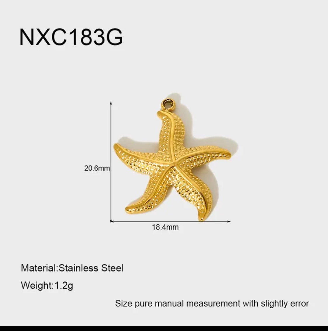 Md Sea Star Charm