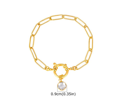 Charm Bracelet- Paperclip
