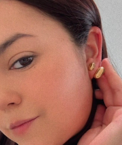 Geometric Gold Earrings