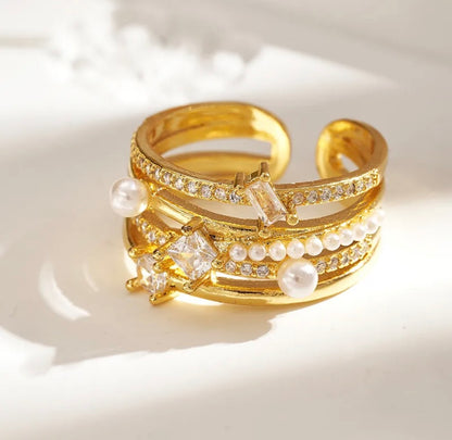 Pearl Night Ring
