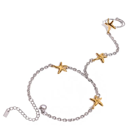 Hand Sea Star Chain