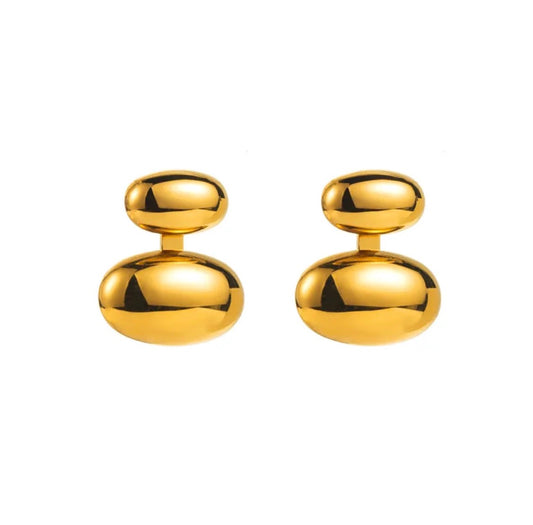 Geometric Gold Earrings