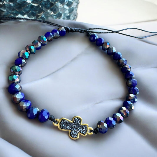 Navy Cross Bracelet