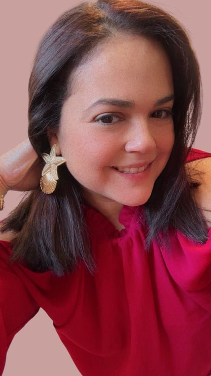 Big Vacation Beach Earrings