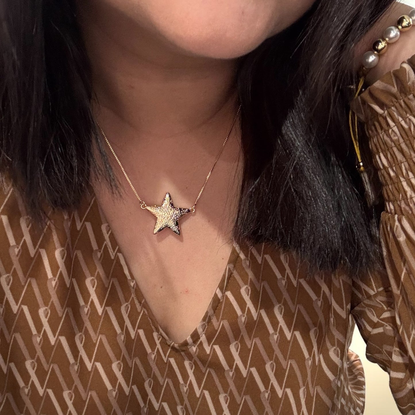 Gold Star Necklace