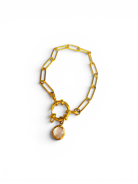 Charm Bracelet- Paperclip