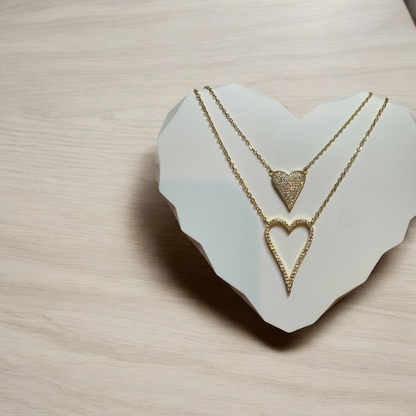 Open Heart Necklace