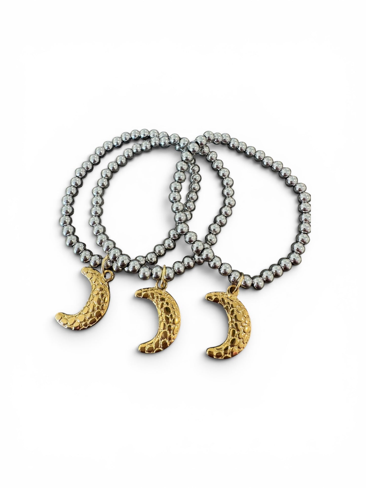 Double tone moon Bracelet