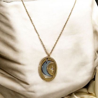 Silver Moon Necklace