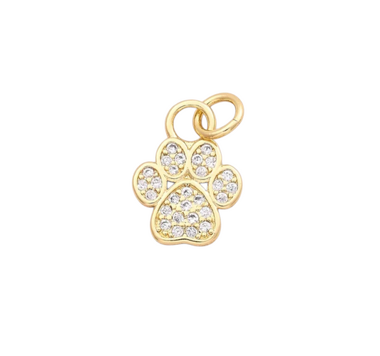 Mini Dog Paw Charm