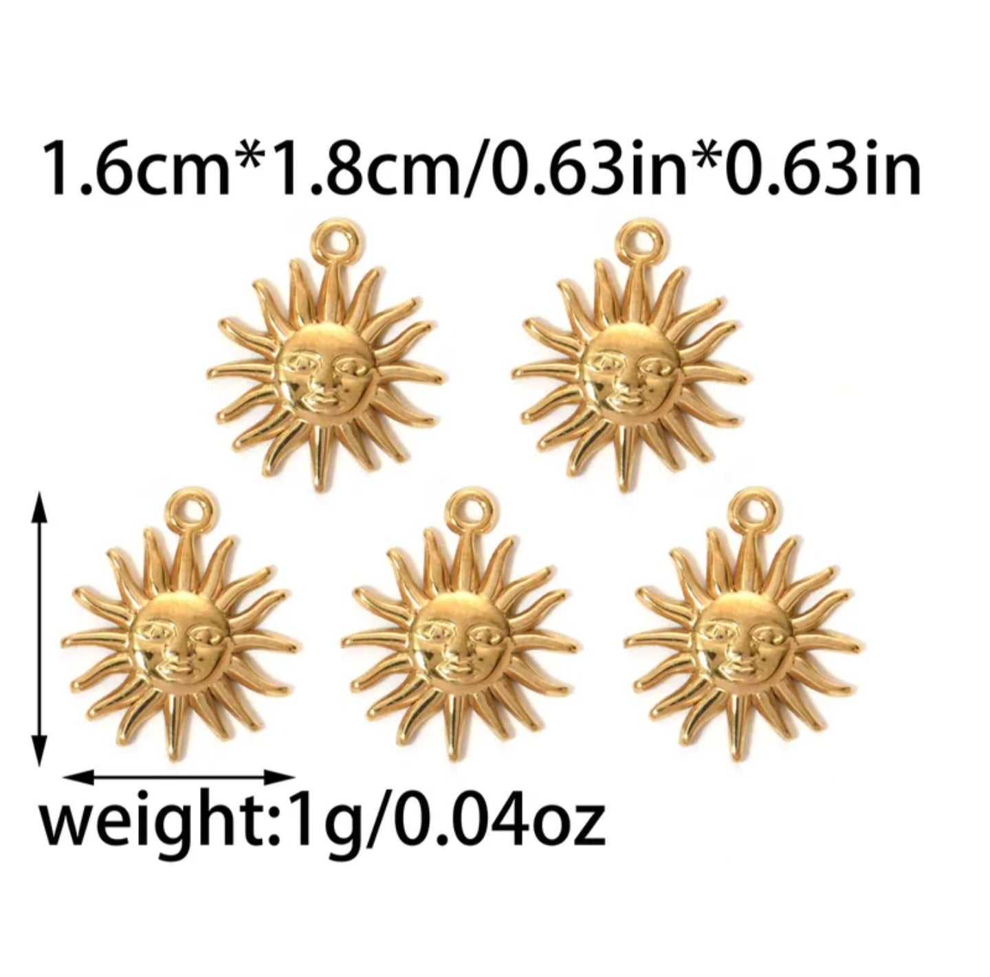 Mini silver sun