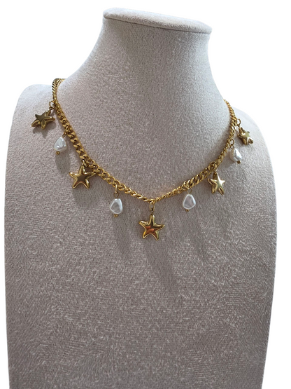 Sea Star Party Necklace