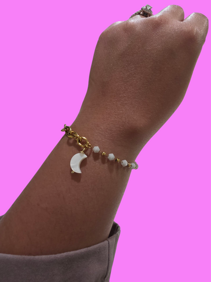 Grey Moon Bracelet