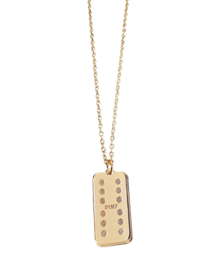 DTMF Domino Necklace