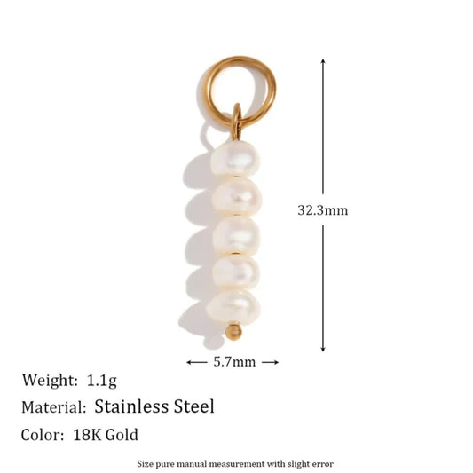 5 Pearl Charm