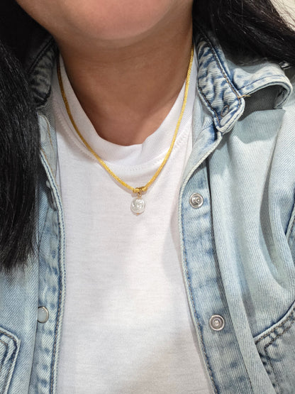 Pearl fall necklace