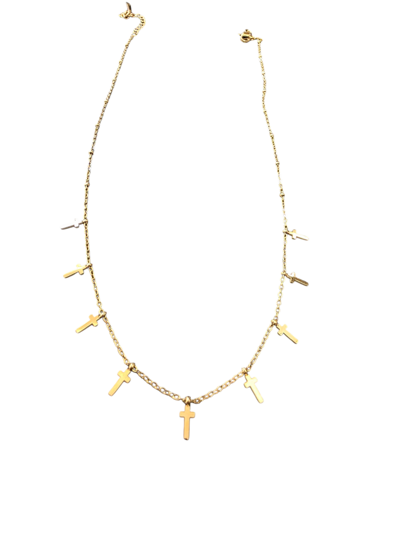 Cross Choker Necklace