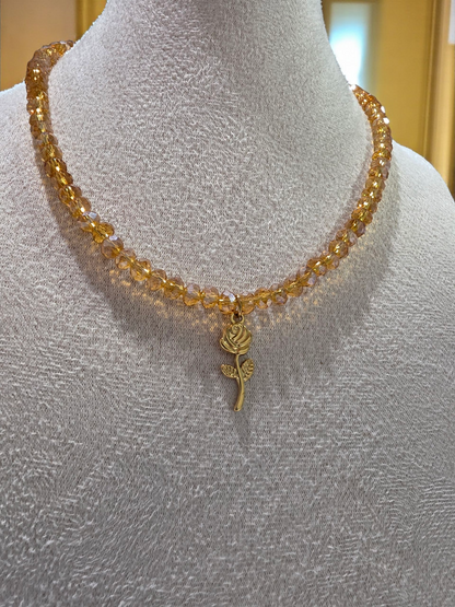 Rose Fall Necklace