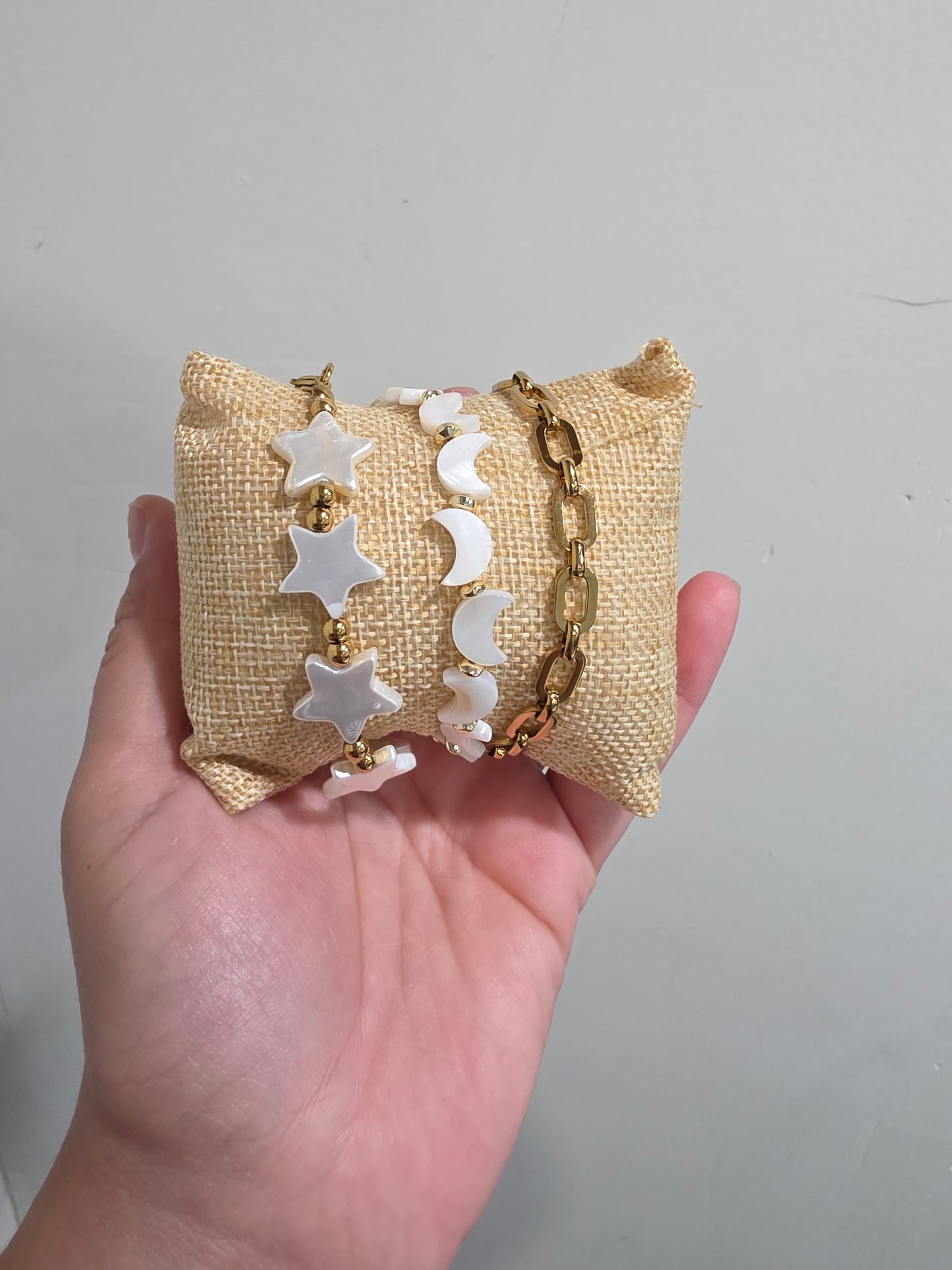 Moon Pearl Bracelet