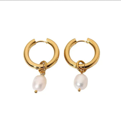 Pearl Hoops
