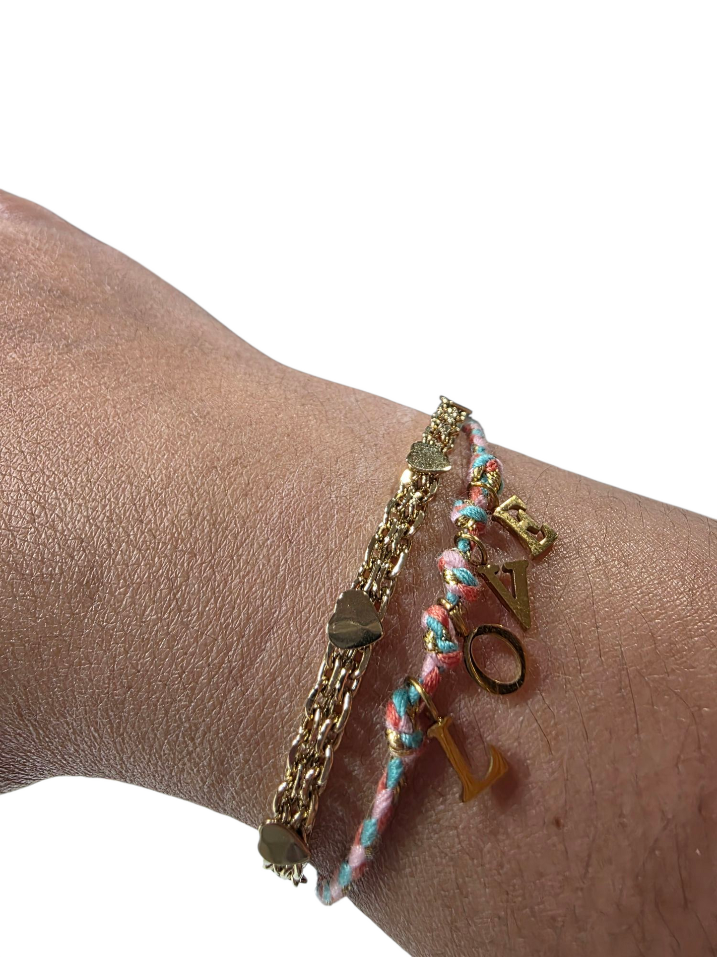 Gold Hearts Bracelet