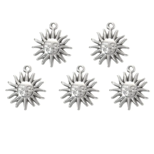 Mini silver sun