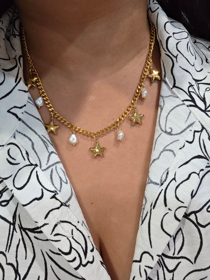 Sea Star Party Necklace