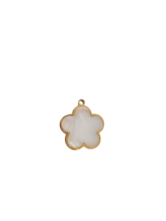 Nacar Flower Charm