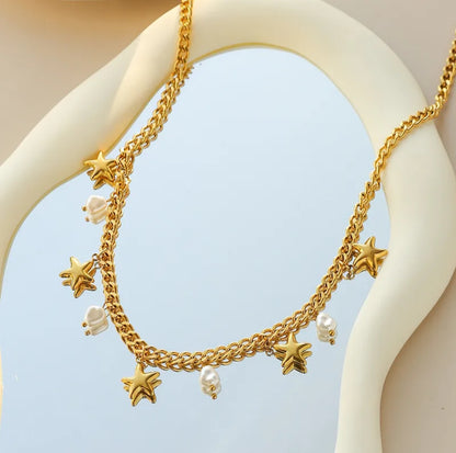 Sea Star Party Necklace