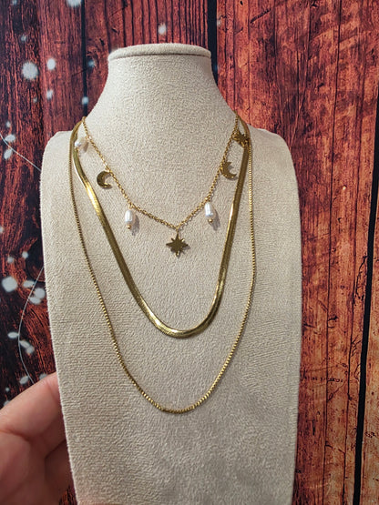 Snake Layering Necklace
